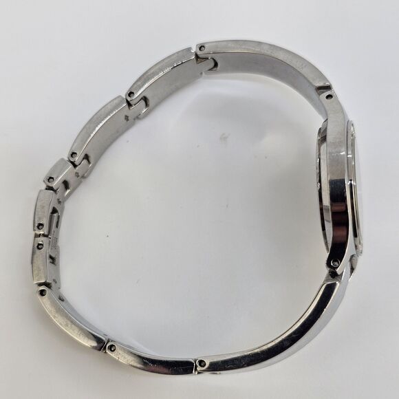 ESQ By Movado‎ Swiss Women’s Watch 25MM Black Dial Gray Bracelet 6" New Battery - Picture 11 of 12